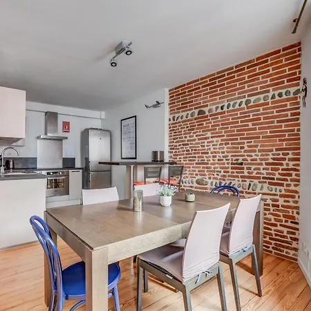 Duplex - Pont-neuf, Dome De La Grave, 2 Bdrs 85m2, Ac, Free Private Car Park 200m Away - T3 85m2 Avec Clim, Parking Couvert Gratuit A 200m Lejlighed *