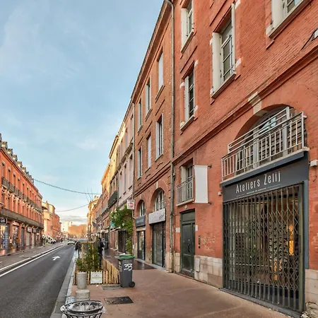 Duplex - Pont-neuf, Dome De La Grave, 2 Bdrs 85m2, Ac, Free Private Car Park 200m Away - T3 85m2 Avec Clim, Parking Couvert Gratuit A 200m Toulouse
