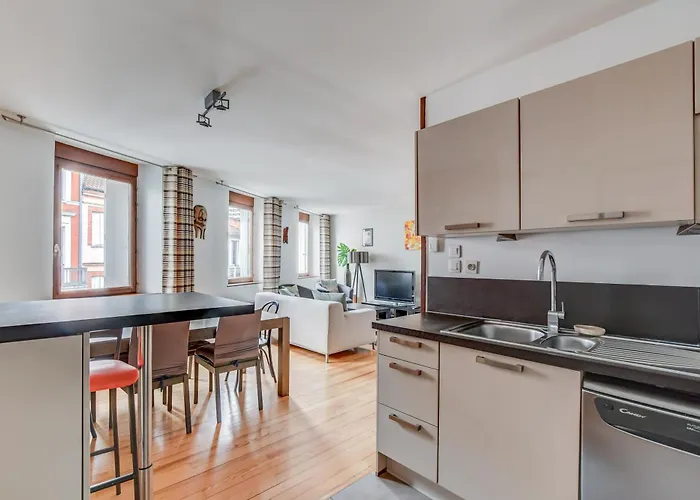 Duplex - Pont-neuf, Dome De La Grave, 2 Bdrs 85m2, Ac, Free Private Car Park 200m Away - T3 85m2 Avec Clim, Parking Couvert Gratuit A 200m Toulouse