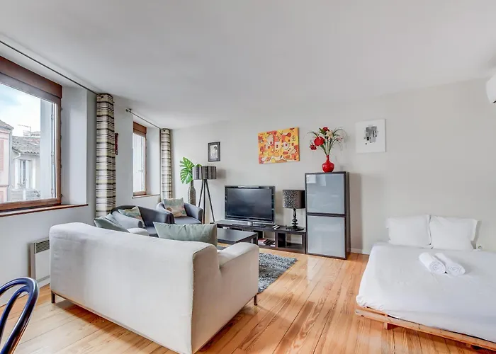 Duplex - Pont-neuf, Dome De La Grave, 2 Bdrs 85m2, Ac, Free Private Car Park 200m Away - T3 85m2 Avec Clim, Parking Couvert Gratuit A 200m Apartmán Toulouse