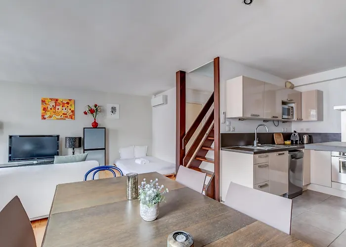 アパート Duplex - Pont-neuf, Dome De La Grave, 2 Bdrs 85m2, Ac, Free Private Car Park 200m Away - T3 85m2 Avec Clim, Parking Couvert Gratuit A 200m トゥールーズ