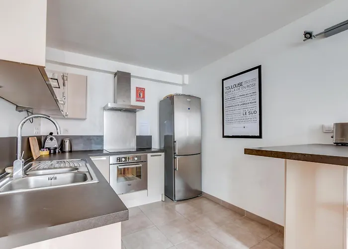 アパート Duplex - Pont-neuf, Dome De La Grave, 2 Bdrs 85m2, Ac, Free Private Car Park 200m Away - T3 85m2 Avec Clim, Parking Couvert Gratuit A 200m トゥールーズ